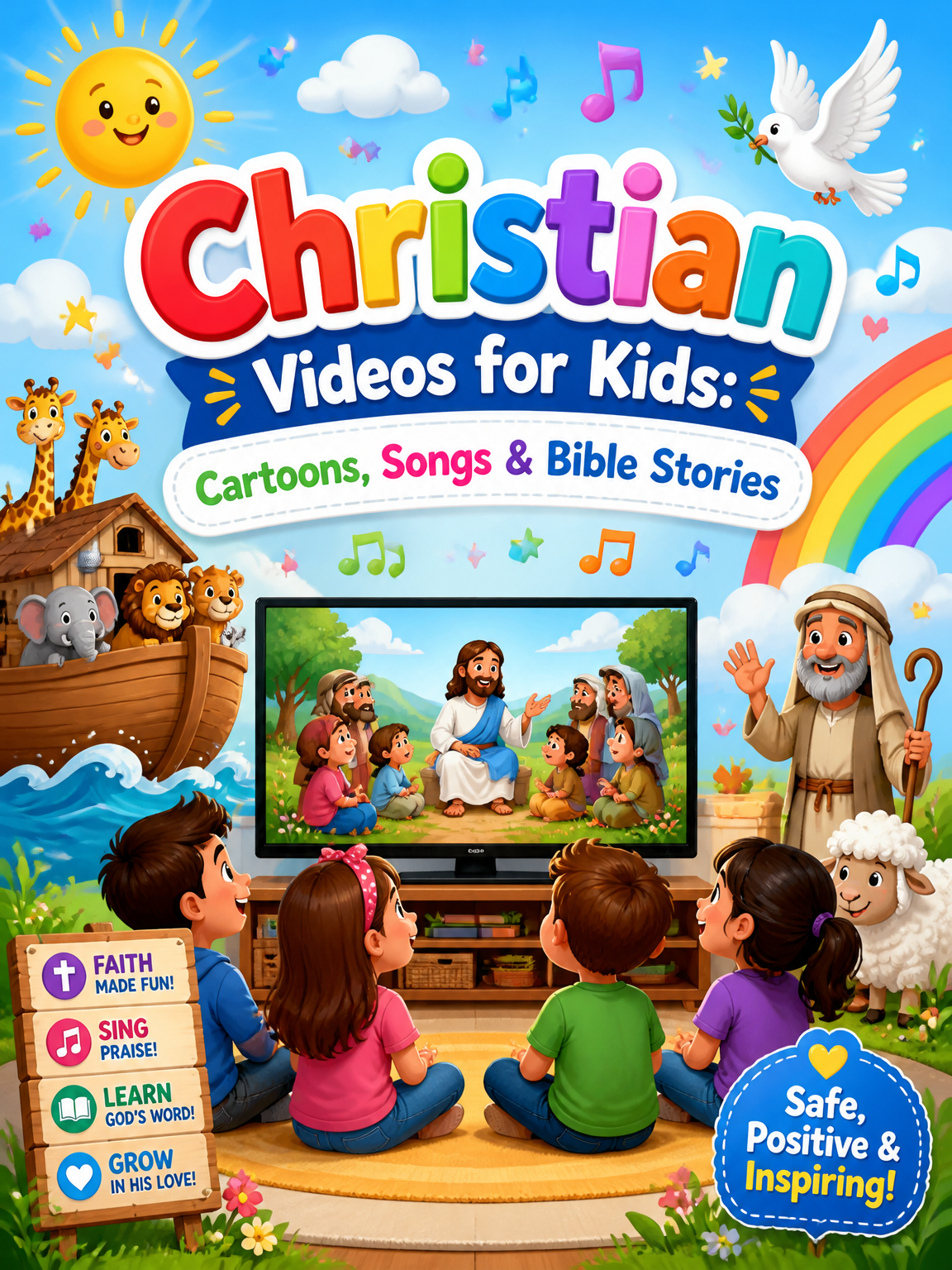 Christian Videos for Kids: Cartoons, Songs & Bible Stories