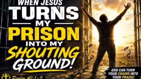 When Jesus Turn My Prison Into My Shouting Ground